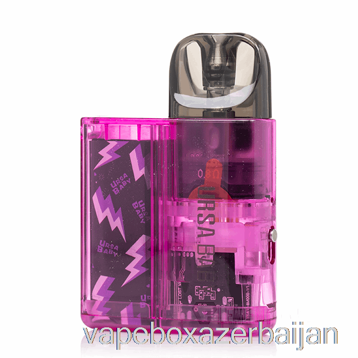 E-Juice Vape Lost Vape Ursa Baby 18W Pod System Purple Clear